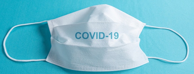 masque chirurgical fond bleu cr